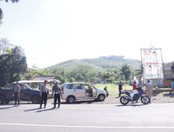 Polres Banjar Polda Jawa barat Lakukan Pengamanan Penertiban APK Pemilu 2024 Berjalan Aman dan Lancar