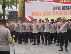 Pengamanan Malam Takbir Idul Fitri 1445 H, Polres Tasik Kota Kerahkan Ratusan Personel Gabungan