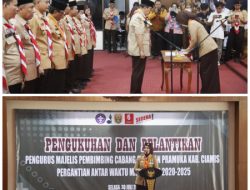 Dilantik sebagai Ketua Mabicab, Pj Bupati Ciamis Canangkan Ciamis sebagai Kabupaten Pramuka