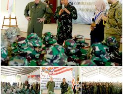 Momen Kedekatan Panglima TNI Bersama Pasukan Multi Nasional Pada Latihan Super Garuda Shield 2024
