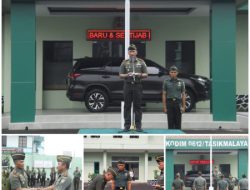 Kodim 0612/Tasikmalaya Gelar Upacara Korps Raport Personel Baru dan Sertijab Danramil, Tandai Kepemimpinan Baru untuk Empat Koramil