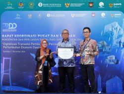 Pada Rakorpusda, Pemkab Ciamis Terima Piagam Penghargaan P2DD terbaik ke-II kategori Kabupaten Wilayah Jawa Bali