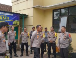 Pasca Pilkada Serentak , Kapolres Tasikmalaya Kota Cek Langsung Logistik Pilkada di PPK