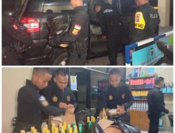 Patroli Sat Samapta Polres Tasikmalaya Kota, Amankan Mobil Pembawa Puluhan Botol Miras, Diwarnai Aksi Kejar Kejaran
