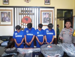 Polsek Indihiang Ungkap Kasus Pencurian di Belasan Sekolah, Empat Pelaku Diamankan