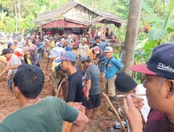 Gotong Royong Tangani Longsor, Sinergi TNI dan Masyarakat Pulihkan Akses Jalan