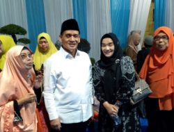 Ibu Farida Nasution SH, Humas Yayasan Tata Peduli Tani Nusantara, menghadiri Haul ke 1, Alm ,ibunda Kharina Rosita Binti Abdul Tholib
