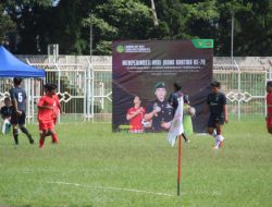 Peringati Hari Juang Kartika TNI AD ke-79, Kodim 0612/ Tasikmalaya Gelar Turnamen Sepakbola Antar Yayasan Pondok Pesantren Yatim piatu Sekota Dan Kabupaten Tasikmalaya