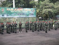 Upacara Peringatan Hari Juang TNI AD Tahun 2024, Dandim 0613 Ciamis : “TNI AD Berjuang Bersama Rakyat”