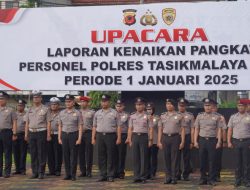 51 Anggota Polres Tasikmalaya Kota Naik Pangkat Dedikasi dan Amanah Baru