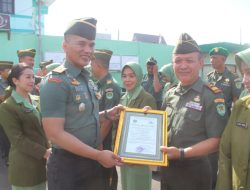 DANDIM 0612/TASIKMALAYA PIMPIN UPACARA PELEPASAN PINDAH SATUAN, PURNA TUGAS, DAN SERAH TERIMA JABATAN DANRAMIL Tasikmalaya,Senin 06 Januari 2025
