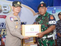 Kapolres Cirebon Kota Tinjau Pos Pam Operasi Ketupat Lodaya 2025 dan Berikan Tali Asih kepada Petugas