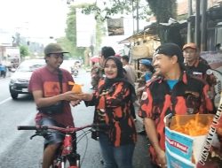 Sinergitas Pemuda Pancasila dan Grib Jaya PAC Cipedes Gelar Bagi-Bagi Takjil