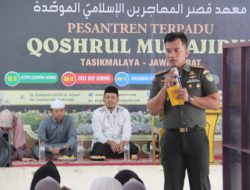 Kodim 0612/Tasikmalaya Giatkan Wawasan Kebangsaan di Ponpes Qoshrul Muhajirin, Cetak Generasi Muda Berkarakter Menuju Indonesia Emas