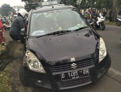 Diduga Mengantuk, Mobil Tabrak Tiga Motor di Ciamis: Tiga Luka-Luka