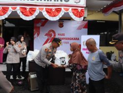 Kapolres Tasikmalaya Kota Galang Aksi Sosial Jelang HUT Bhayangkara ke-79