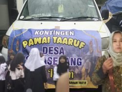 Kebersamaan Tak Luntur Meski Hujan, Warga Sukasenang Semarakkan Pawai Ta’aruf Sambut Tahun Baru Islam