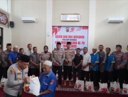 Momentum HUT Bhayangkara ke-79: Polres Tasikmalaya Kota Gelar Doa Bersama dan Santunan