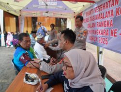 Polres Tasikmalaya Kota Tebar Kepedulian Lewat Aksi Sosial Hari Bhayangkara ke-79