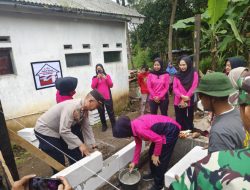 Kapolsek Manonjaya Resmikan Bedah Rumah dalam Rangka HUT Bhayangkara ke-79