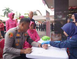 Setetes Darah Bernilai Kehidupan: Polres Tasikmalaya Kota Laksanakan Aksi Donor Darah Menyongsong Hari Bhayangkara ke-79