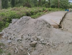 Dana Desa Dimaksimalkan: Jalan Alternatif Rabat Beton Terbangun di Adin Tengah, Langkat
