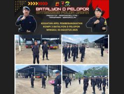 Brimob Polda Jabar Semarakkan HUT RI ke-80 dengan Pembagian Bendera Merah Putih di Tasikmalaya