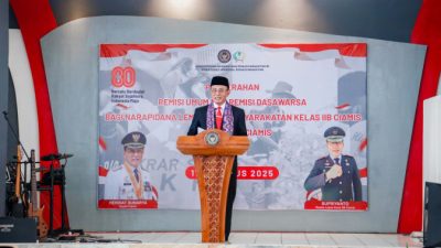 Bupati Ciamis Serahkan Remisi HUT RI ke-80 bagi Narapidana Lapas Kelas IIB Ciamis