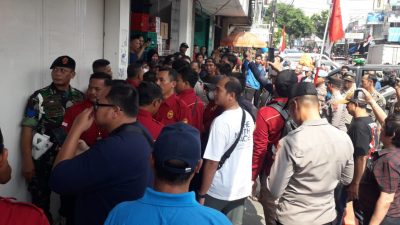 Eksekusi Pengosongan Tanah dan Bangunan di Kota Cirebon Didampingi Subgarnisun 0614/Cirebon