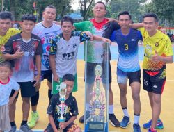 Turnamen Bola Voli HUT RI ke-80 di Desa Blangkahan: Emplasmen A Raih Piala Bergilir Kepala Desa